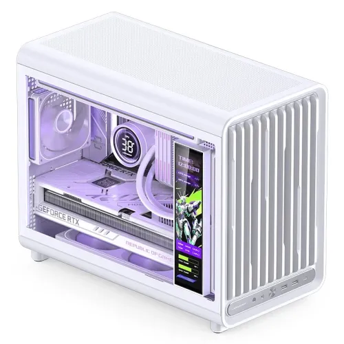 Case PC JONSBO D33 White – Mini Tower M-ATX| VGA 435mm| AIO 360mm